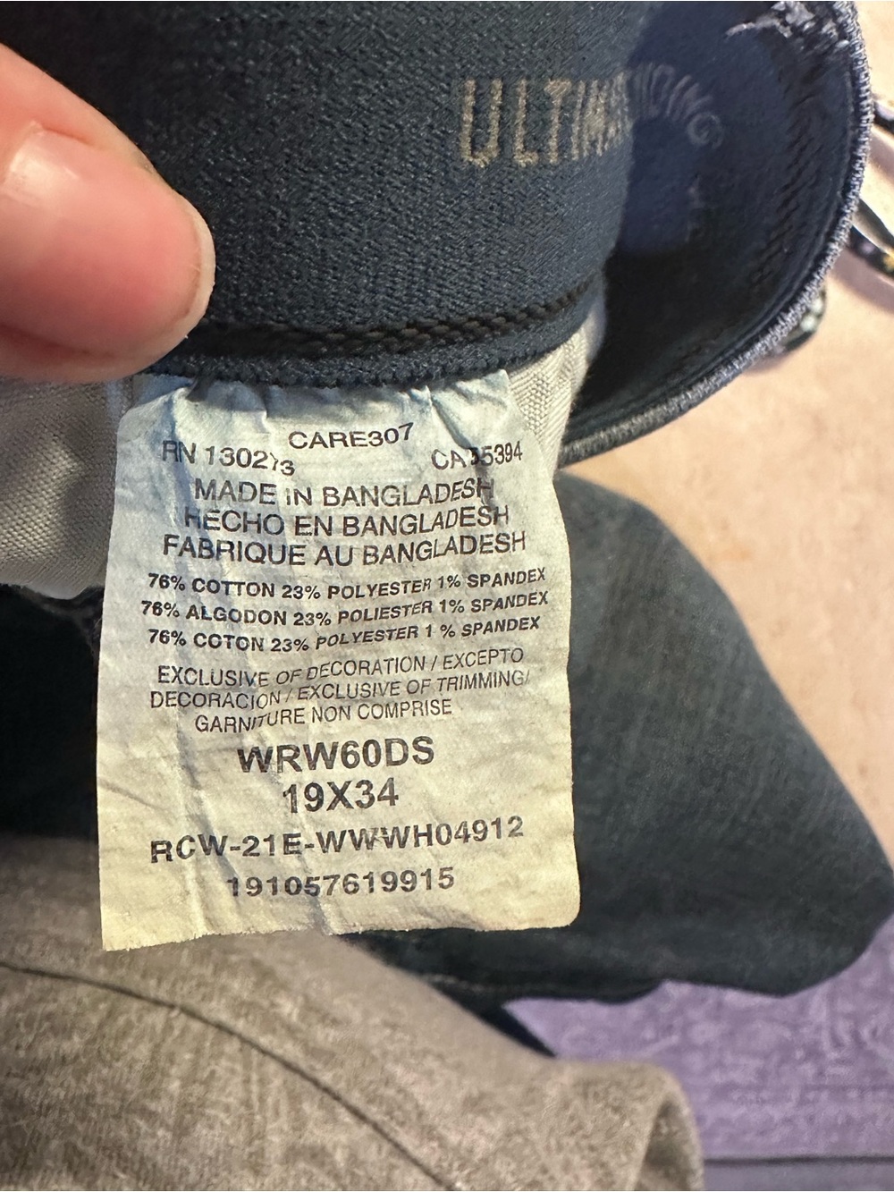 2 pair Women's Wrangler Willow Riding Jeans size 19x34 - Picture 6 of 9